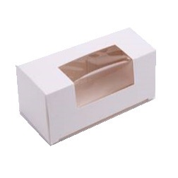 Kartónová krabička na makronky, pralinky 10x4,7x4,7xcm