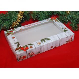 Krabička na 1/2 kg vánoční cukroví Tradiční 5 ks