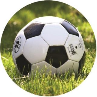 Obrázek Jedlý papír Fotbalový míč v trávě