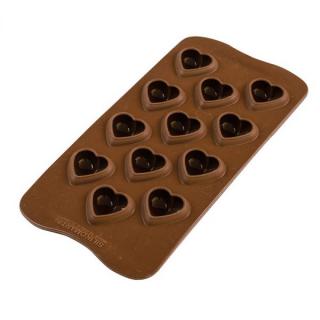 Silikomart Silikonová forma na 3D čokoládu My Love