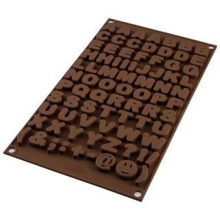 Silikomart Silikonová forma na čokoládu Choco ABC