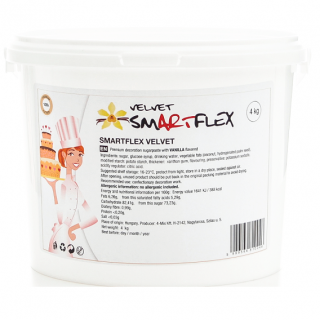 Smartflex Velvet Vanilka Potahovací hmota 4 kg