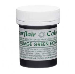 Sugarflair Extra zelená pastová barva (Green extra) 42g