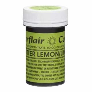 Sugarflair Gelová barva Citrusová (Bitter lemon/lime) 25g