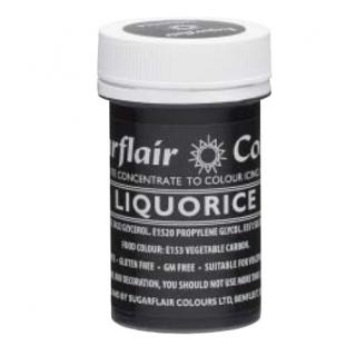 Sugarflair Gelová barva potravinářská Černá (liquorice) 25g