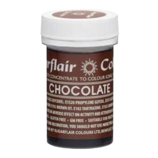 Sugarflair Gelová barva potravinářská Čokoládová (Chocholate) 25g