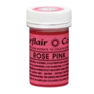 Sugarflair Gelová barva potravinářská Tmavě růžová (Rose pink) 25g