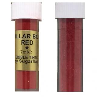 Sugarflair Jedlá prachová barva, 7 ml, Pillar Box Red (červená)