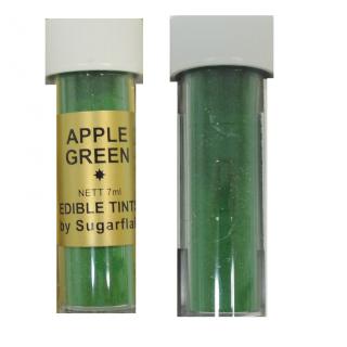 Sugarflair Jedlá prachová barva Apple green (jablkově zelená), 7ml
