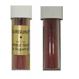 Sugarflair Jedlá prachová barva Burgundy (burgundy), 7ml