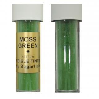 Sugarflair Jedlá prachová barva Moss green (mechově zelená), 7ml