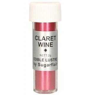 Sugarflair Jedlá prachová perleťová barva Claret wine (vínově červená) 2g