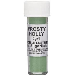 Sugarflair Jedlá prachová perleťová barva Frosty holly TF 2g