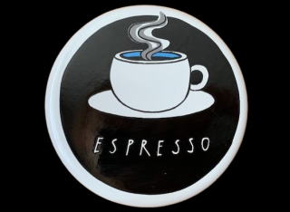 Smaltovaná cedulka káva ESPRESSO