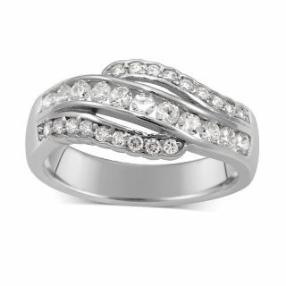 Elegantní stříbrný prsten FLARE