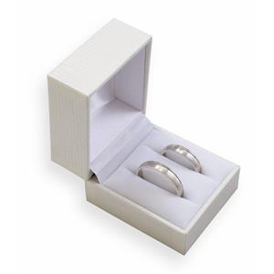 Koženková  dárková krabička na snubní prsteny DH-2/D/A1