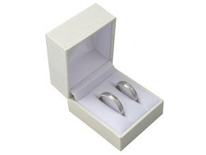Koženková  dárková krabička na snubní prsteny ZH-2/D/A1