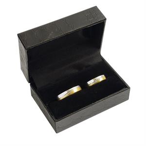 Koženková  dárková krabička na snubní prsteny ZH-7/A25/A25