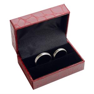 Koženková  dárková krabička na snubní prsteny ZH-7/A7/A25