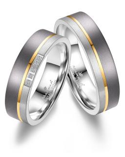 Luxusní tantalové prsteny s titanem