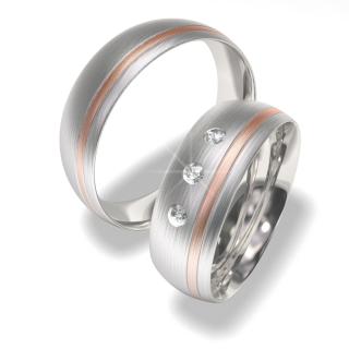 Snubní prsteny z chirurgické oceli 7022-2