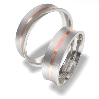 Snubní prsteny z chirurgické oceli 7087-2