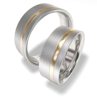 Snubní prsteny z chirurgické oceli 7090-2