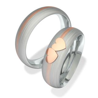 Snubní prsteny  z chirurgické oceli 7093-1