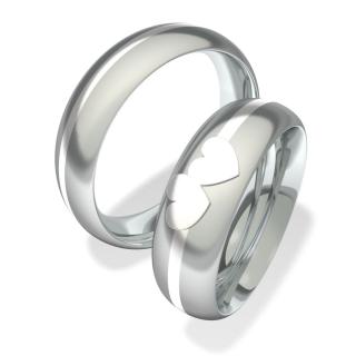 Snubní prsteny z chirurgické oceli 7093