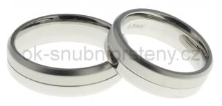 Snubní prsteny z chirurgické oceli OKU-005 (Snubní prsteny z chirurgické oceli OKU-005)