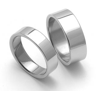 Snubní prsteny z chirurgické oceli ZERO Collection rz06000+rz08000 (Snubní prsteny ZERO Collection rz06000+rz08000)