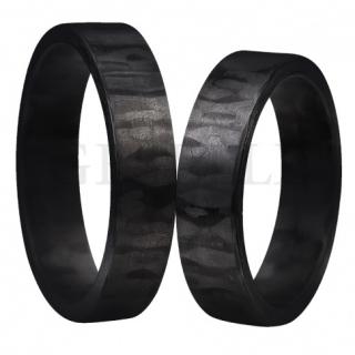 Snubní prsteny z karbonu CR200-5