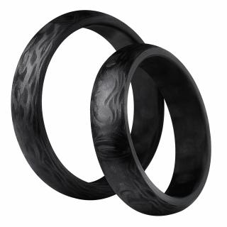 Snubní prsteny z karbonu CR400-5