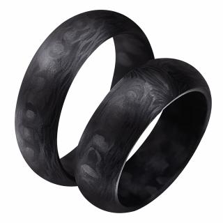 Snubní prsteny z karbonu CR400-7