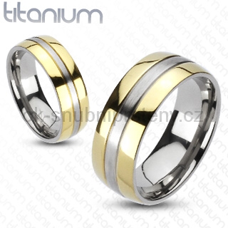 Snubní Titanové prsteny R-TM-3042