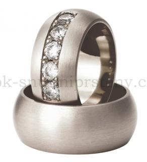 Snubní Titanové prsteny T400-10 (Snubní prsteny T400-10)