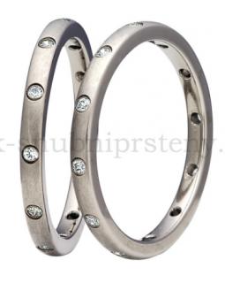 Snubní Titanové prsteny T400-2 (Snubní prsteny T400-2)