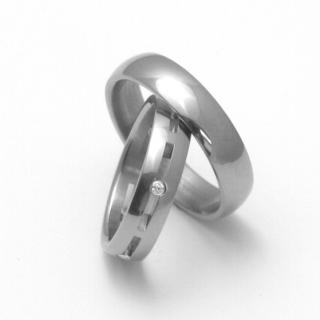 Snubní Titanové prsteny ZERO Collection TTN0101+TTN2302 (Snubní Titanové prsteny ZERO Collection TTN0101+TTN2302)