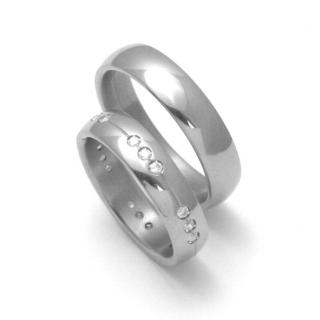 Snubní Titanové prsteny ZERO Collection TTN0101+TTN2602 (Snubní Titanové prsteny ZERO Collection TTN0101+TTN2602)