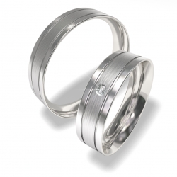 Svatební prsteny z chirurgické oceli 0140202143 (Ocelový snubní prsteny 0140202143)
