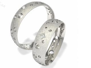 Svatební prstýnky z chirurgické oceli 7028 (Snubní prstýnky)