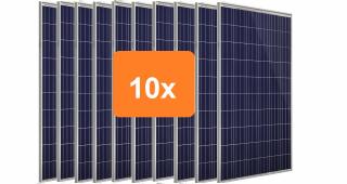 Solární panely Amerisolar 10 kusů 285Wp