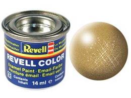 Barva Revell emailová - 32194: metalická zlatá (gold metallic)