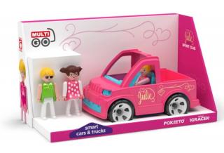 Igráček MultiGO Trio Julie sport club - auto pro holčičky s figurkami