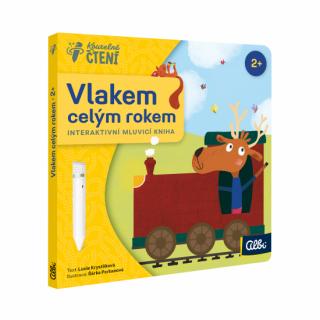 Kouzelné čtení Leporelo Vlakem celým rokem