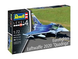 Plastic ModelKit letadlo 03843 - Eurofighter &quot;Luftwaffe 2020 Quadriga&quot; (1:72)