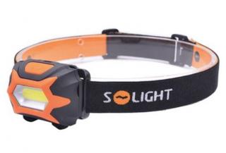 Solight čelová LED svítilna, 3W COB, 3x AAA (Recyklační příspěvek 2,10 Kč bez DPH/ks)