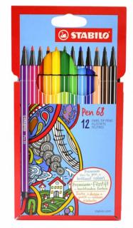 STABILO Pen 68 - Cardboard 12 ks - 6812-7