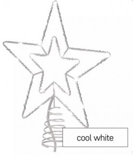 Standard LED spojovací vánoční hvězda, 28,5 cm, venkovní i vnitřní, studená bílá (Recyklační příspěvek 2,00 Kč bez DPH/ks)