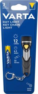 Svítilna VARTA 16605 LED na klíče vč.1R3 černá/stříbrná DAY LIGHT KEY (Recyklační příspěvek 2,10 Kč bez DPH/ks)